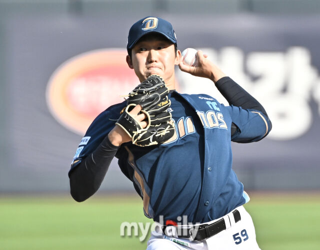 23일 오후 경기도 수원시 조원동 수원KT위즈파크에서 진행된 '2026 프로야구 KBO리그' KT위즈와 NC다이노스의 경기. NC 구창모가 선발등판해 역투하고 있다./마이데일리