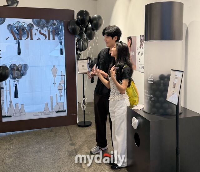 아데시 론칭 팝업스토어. /이지혜 기자