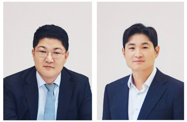 이병만 코스맥스 대표(왼쪽), 이병주 코스맥스비티아이 대표. /코스맥스