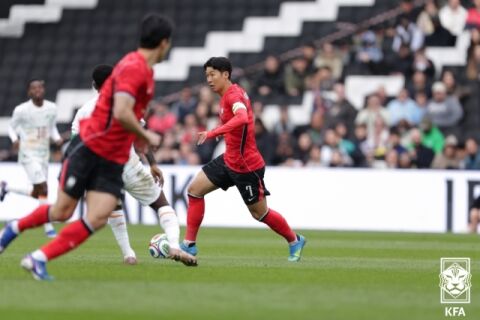 '손흥민 멀티골' 홍명보호, 트리니다드 토바고전 2-0 리드하며 전반 마무리