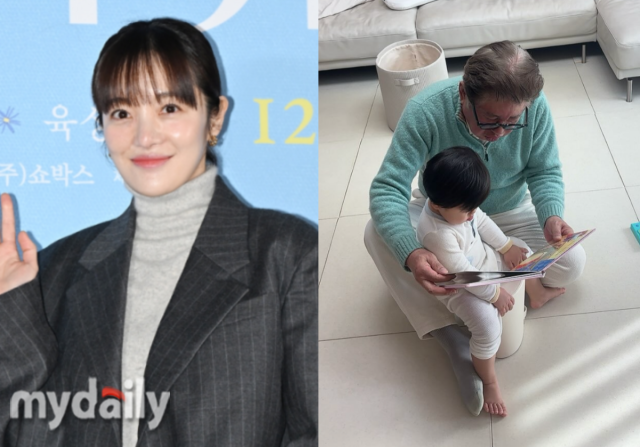 황보라가 남편 차현우와 아들 우인 군을 향한 애정을 드러내며 행복한 일상을 공개했다. / 마이데일리 DB, 황보라 SNS