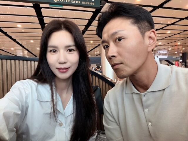 진태현이 아내 박시은과 후원하고 있는 육상선수의 사연을 공개했다. / 진태현 SNS