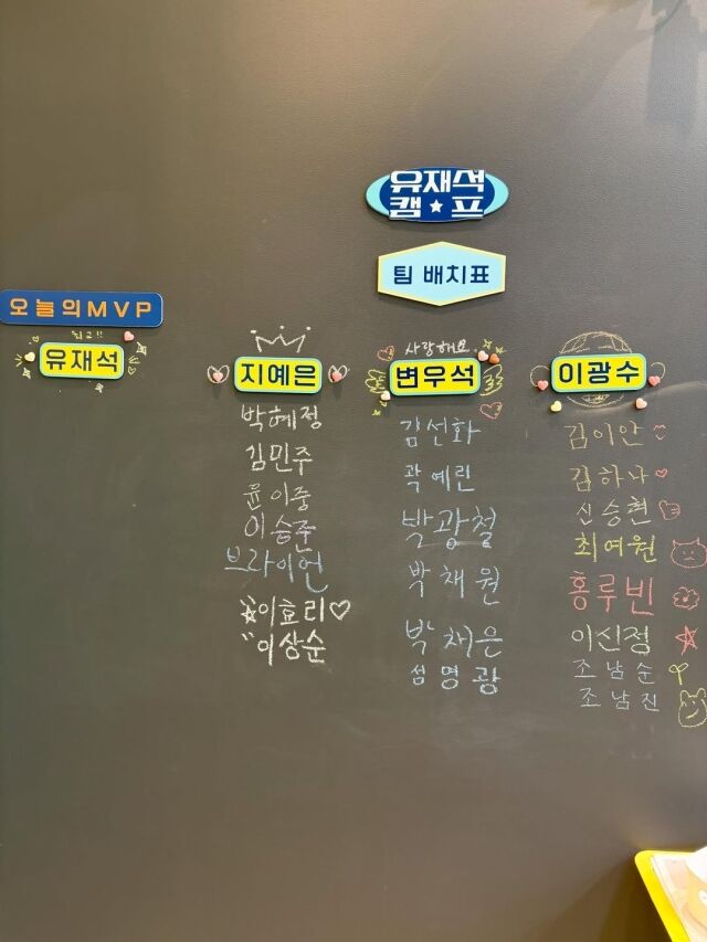 배우 지예은이 '유재석 캠프' 비하인드 사진을 공개했다. / 지예은 소셜미디어