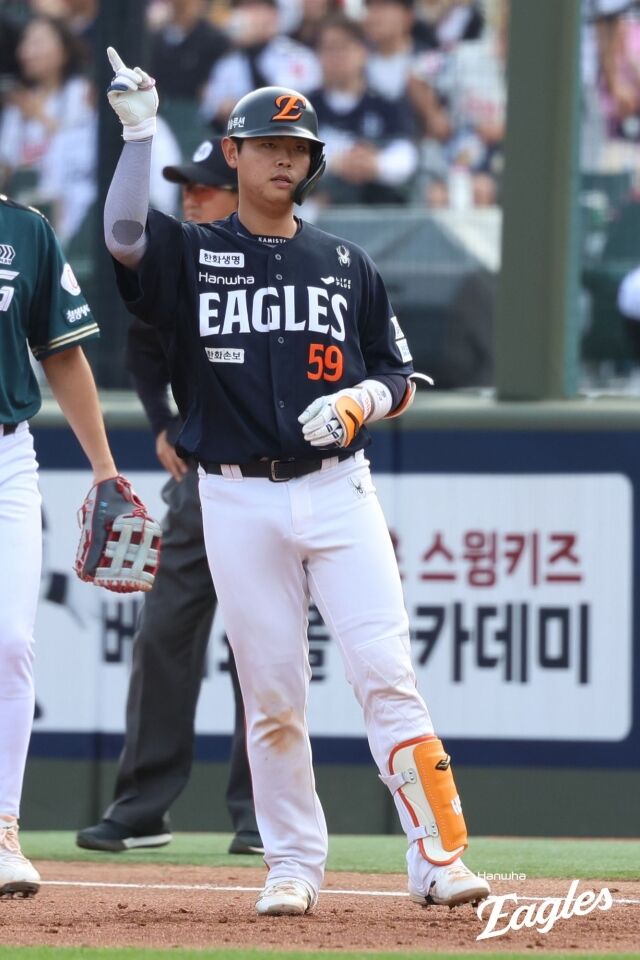 허인서가 결승타를 폭발했다./한화 이글스