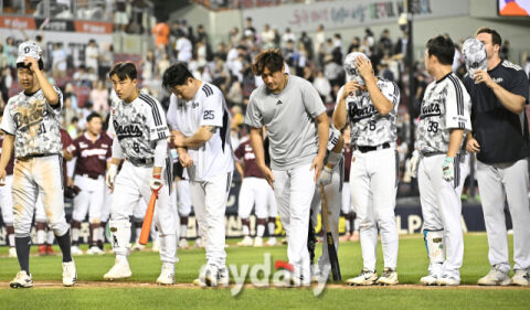 [MD포토] 두산 베어스, '아쉬운 패배'