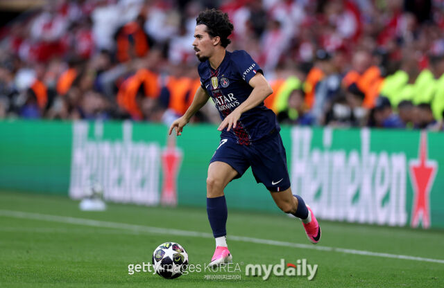 10일 파브리지오 로마노 보도에 따르면 비티냐가 올여름 파리 셍제르망(PSG)에 잔류할 예정이다./게티이미지코리아
