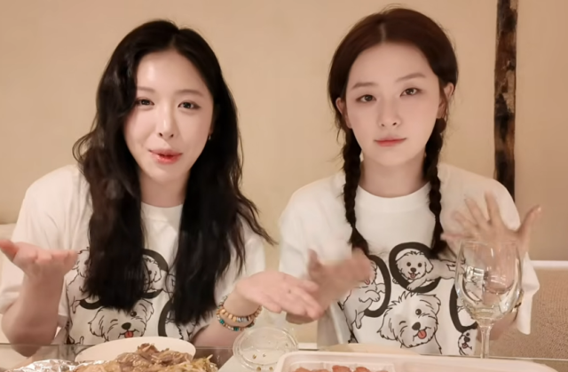 유튜버 수키진, 레드벨벳 슬기./유튜브 채널 '수키진'