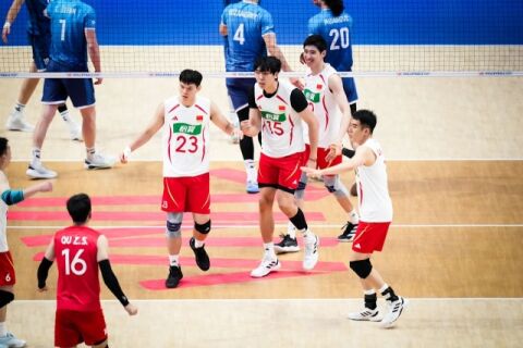 왕빈 18점 활약 삼성화재 미소 중국, VNL 첫 경기 슬로베니아에 패해