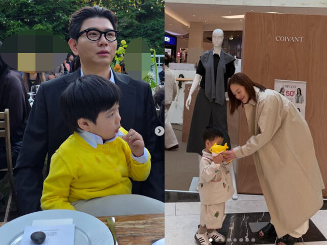 제이쓴과 황보라가 서로 다른 훈육 방식을 보여줬다. / (왼쪽) 제이쓴 소셜미디어, (오른쪽) 황보라 소셜미디어