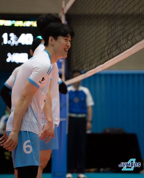 V-리그 코트서 34번 공 올린 세터 최원빈, 단양서 4G 338번 배분했다