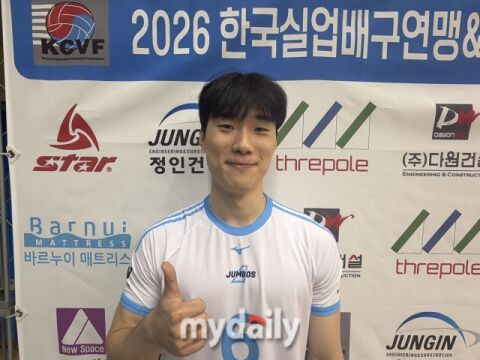 24살 유망주의 진심, 韓 레전드 세터 바라보며 꿈 키우다 "경기 뛰는 게 그저 재밌고 즐거워요, 꼭 선수 형 같은 선수 될게요" [MD단양]