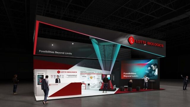 롯데바이오로직스 바이오 USA 2026 부스 조감도. /롯데바이오로직스