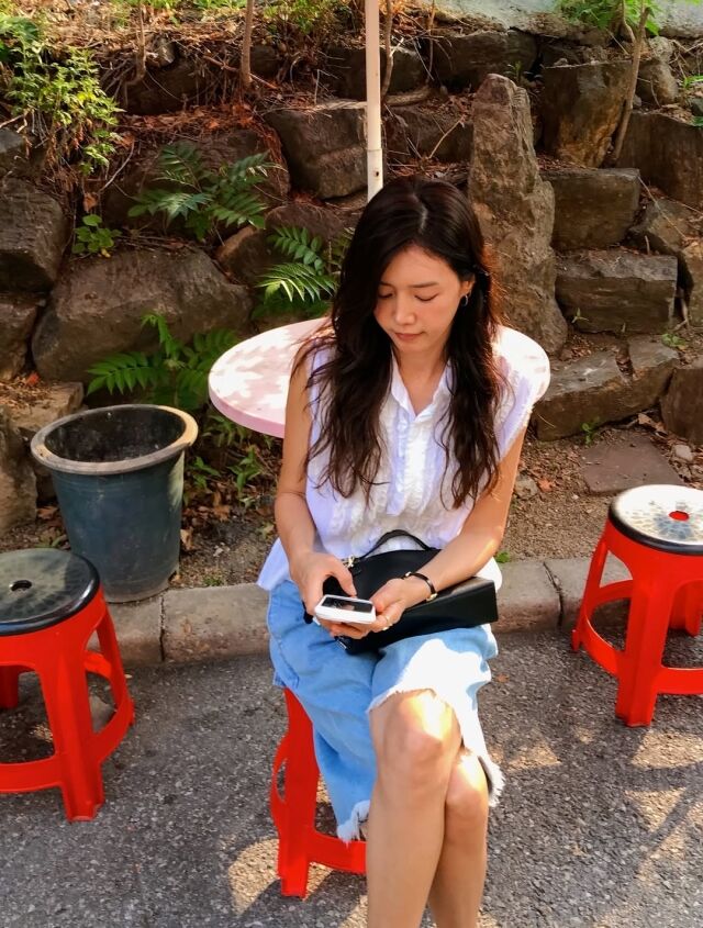 채정안이 19년 전 드라마 속 한유주를 다시 소환하며 여전한 미모를 자랑했다. / 채정안 SNS