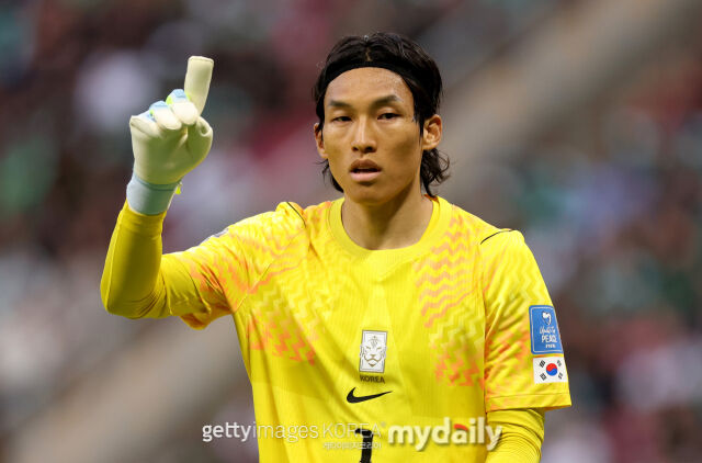 김승규가 19일(한국시각) 멕시코 사포판의 과달라하라 스타디움에서 열린 2026 국제축구연맹(FIFA) 북중미 월드컵 조별리그 A조 2라운드 멕시코와의 맞대결에 출전했다. /게티이미지코리아