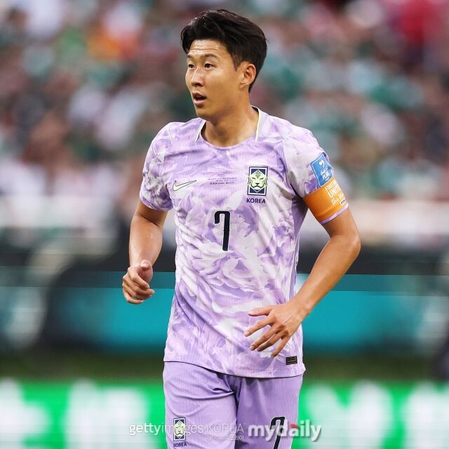 19일 과달라하라 스타디움에서 열린 대한민국과 멕시코의 '2026 국제축구연맹(FIFA) 북중미월드컵' A조 조별리그 2차전 경기. 대한민국의 손흥민./게티이미지코리아
