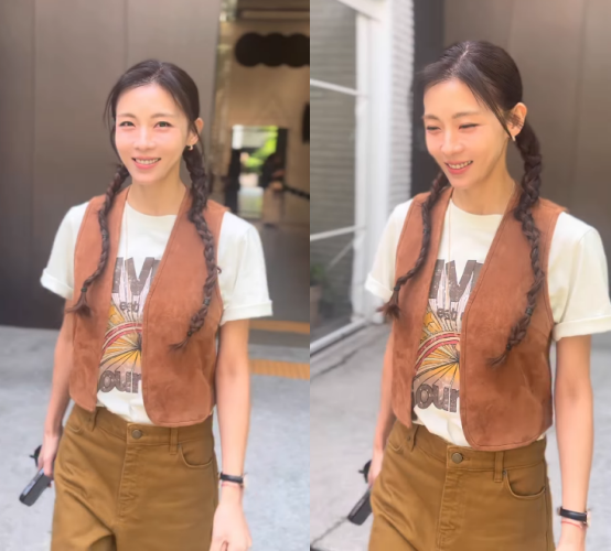 배우 하지원이 새내기 같은 비주얼을 자랑했다. / 하지원 소셜미디어