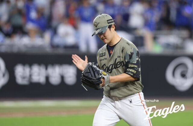 장유호가 6월 20일 대전 삼성 라이온즈전 통산 첫 승리를 거뒀다./한화 이글스 제공