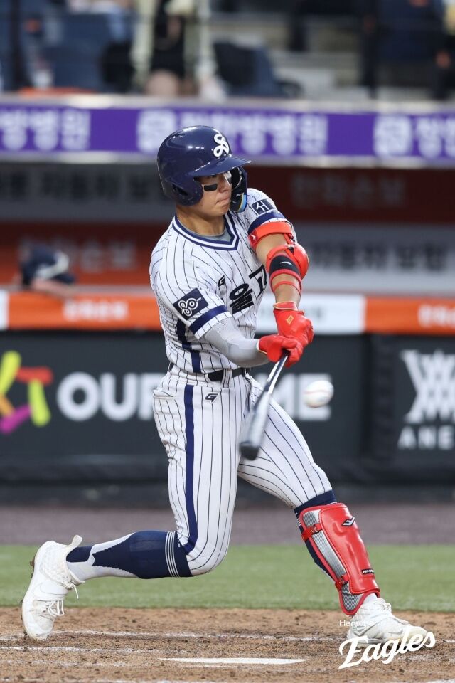 서울고 김지우가 22일 자신의 SNS를 통해 2027 신인 드래프트 참가를 선언했다./한화 이글스 제공