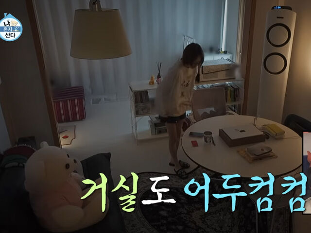 류혜영이 온 집안에 암막 커튼을 쳤다. / MBC '나 혼자 산다'