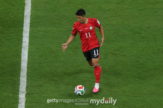 축구대표팀 공격수 황희찬이 25일 오전 10시(이하 한국시각) 멕시코 누에보 레온주 몬테레이의 몬테레이 스타디움에서 펼쳐지는 남아프리카공화국과 2026 북중미 월드컵 A조 조별리그 3차전에서 선발로 출전한다./게티이미지코리아