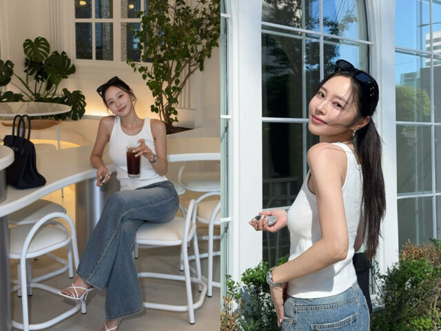 이솔이가 건강한 모습으로 여유를 만끽하고 있다. / 이솔이 소셜미디어