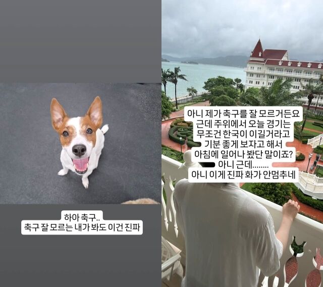 김희철이 한국과 남아공 경기 결과에 실망감을 드러냈다. / 김희철 소셜미디어