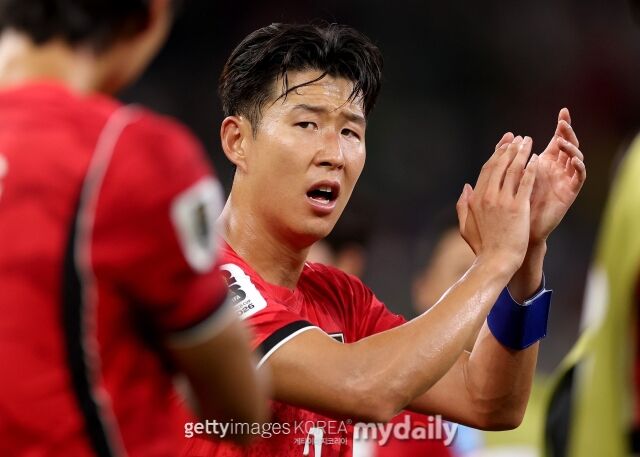 손흥민이 25일 몬테레이 스타디움에서 열린 남아공과의 '2026 국제축구연맹(FIFA) 북중미 월드컵' A조 조별리그 3차전에서 교체 출전했다./게티이미지코리아