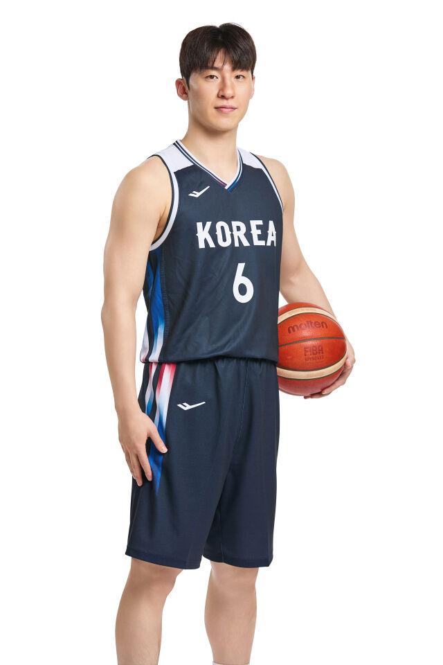 남자농구 국가대표팀 새 유니폼./대한민국농구협회
