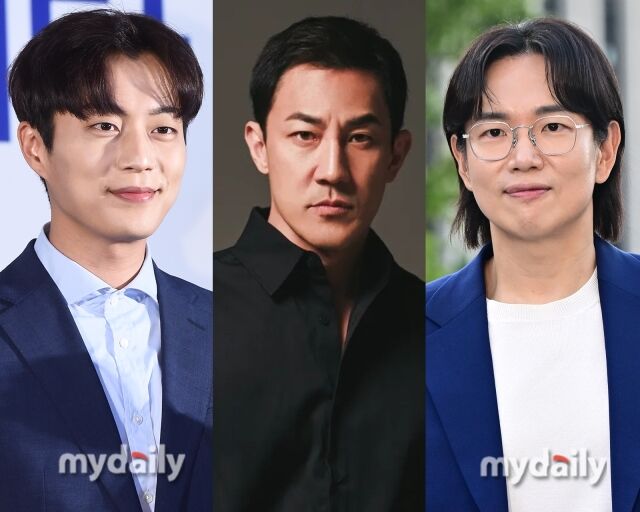 그룹 하이라이트 윤두준, 배우 한정수, 아나운서 출신 방송인 장성규./마이데일리, 한정수 소셜미디어, 마이데일리