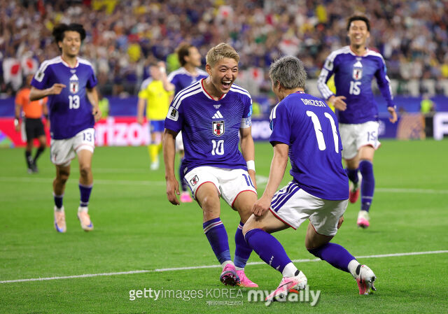 일본이 스웨덴과의 북중미월드컵 F조 3차전에서 1-1 무승부를 기록했다./게티이미지코리아