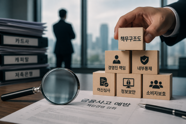 27일 금융권에 따르면 자산 5조원 이상 여신전문금융회사(카드·캐피탈)와 자산 7000억원 이상 저축은행은 오는 7월 2일까지 금융당국에 책무구조도를 제출해야 한다. /AI 생성 이미지