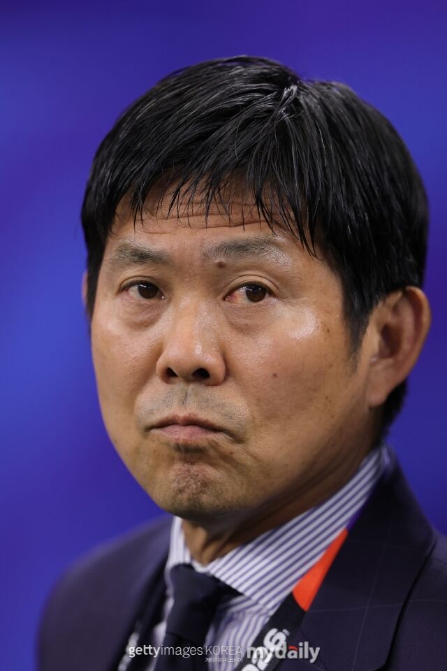 모리야스 하지메 일본 축구대표팀 감독이 브라질과의 32강 맞대결에 자신감을 표출했다./게티이미지코리아
