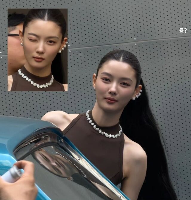 김유정이 화보 비하인드 컷을 공개하며 한층 깊어진 분위기를 뽐냈다. / 김유정 SNS