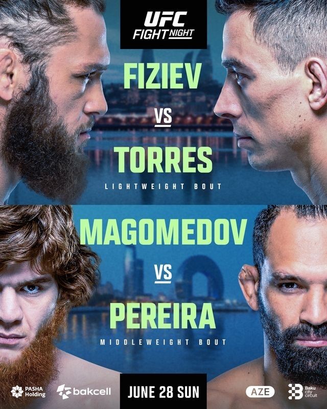 'UFC 파이트 나이트: 피지예프 vs 토레스' 포스터. /UFC 제공