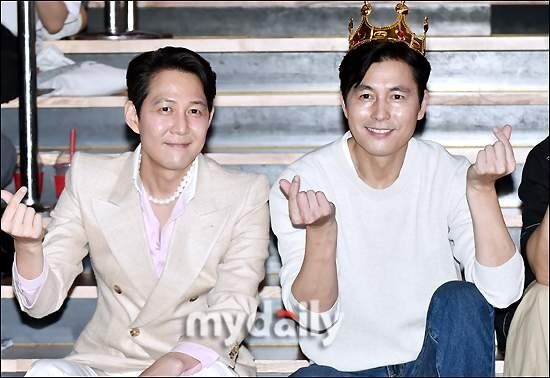 배우 이정재와 정우성./마이데일리