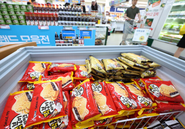 서울 시내 마트에 아이스크림이 진열돼 있다. /뉴시스
