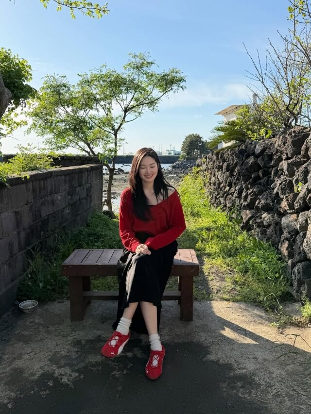 그룹 신화 전진의 아내 류이서./류이서 소셜미디어