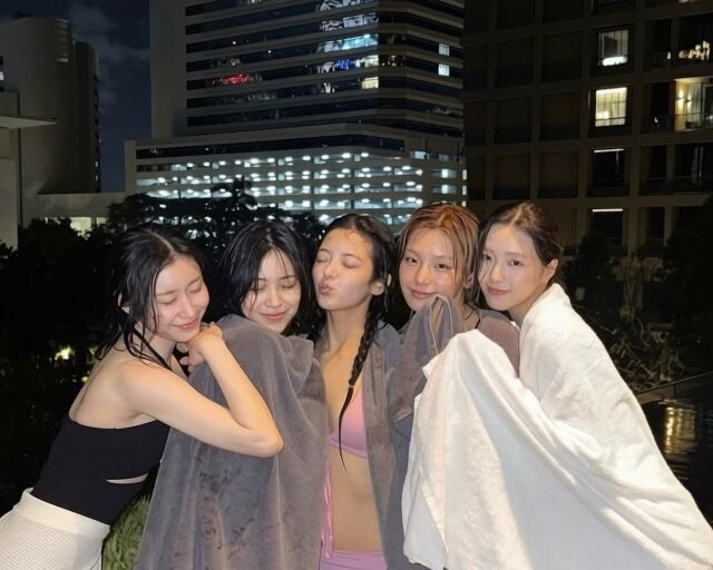 그룹 있지 멤버들의 우정이 느껴진다. / 유나 소셜미디어