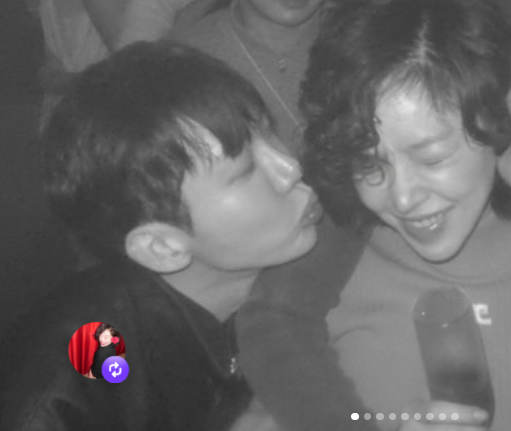 조권은 “솔직히 말씀드리면 취하면 지금도 가인과 뽀뽀한다”라고 폭탄 발언을 해 스튜디오를 발칵 뒤집었다. /가인 소셜미디어