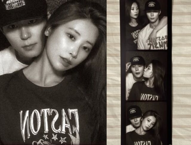 그룹 다이아 출신 기희현이 모델 이상윤과 당당한 '럽스타그램'을 이어가며 달콤한 열애 일상을 공유했다./기희현 소셜미디어