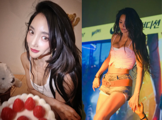 바다가 올여름 '핫걸' 변신을 선언하며 뜨거운 여름밤의 순간을 공개했다. / 바다 SNS