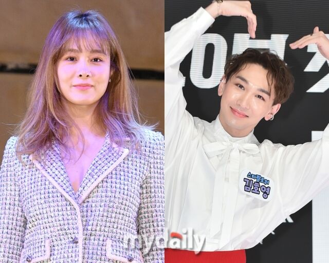 그룹 핑클 출신 뮤지컬 배우 옥주현, 뮤지컬 배우 김호영./마이데일리