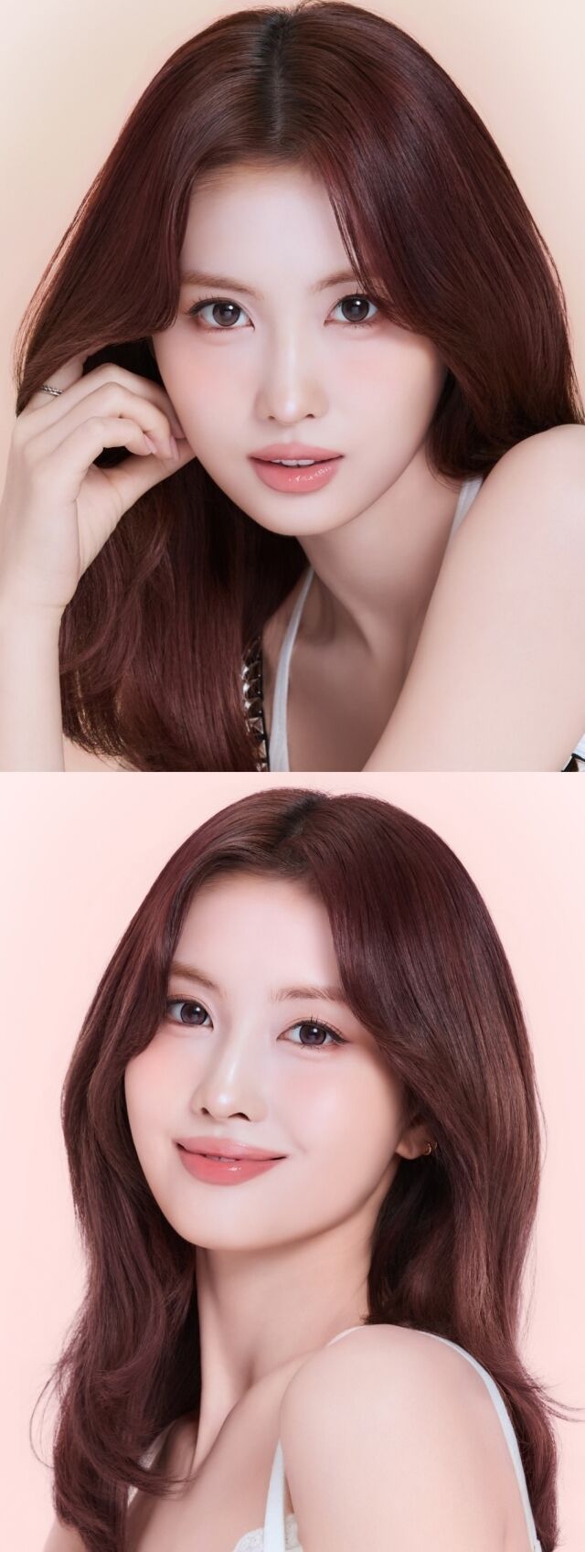 그룹 트와이스의 멤버 모모가 초근접 클로즈업에도 굴욕 없는 여신 비주얼을 과시했다. /모모 소셜미디어