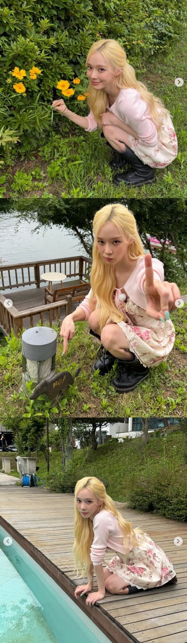 걸그룹 에스파(aespa) 윈터가 특별한 코멘트 없이 게재한 사진 몇 장만으로 온라인을 뜨겁게 달궜다. /윈터 소셜미디어