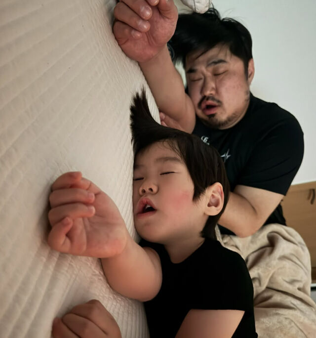 강재준 부자./소셜미디어