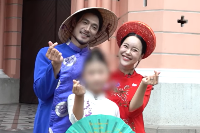 가수 백지영 가족./유튜브 채널 '백지영'
