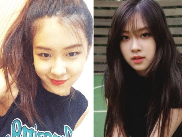로제의 흑발 사진이 재조명되고 있다. / 온라인 커뮤니티
