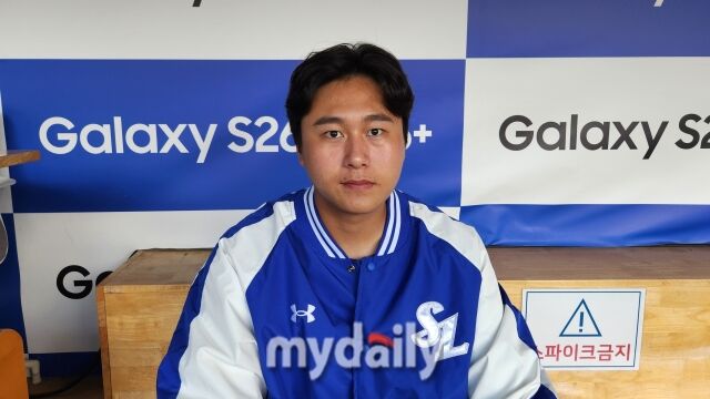 왼손 이승현이 7월 9일 대구 삼성 라이온즈파크에서 인터뷰를 하고 있다./대구=김경현 기자