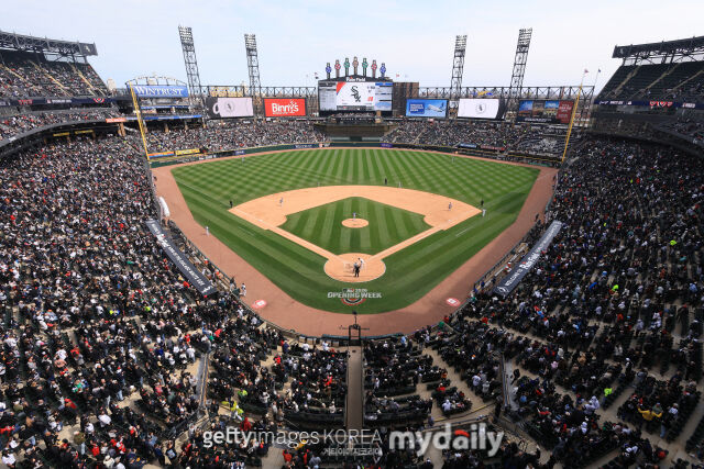 2026시즌 MLB 오프닝 데이 경기가 열린 시카고 화이트삭스 홈 구장 레이트 필드 전경. 올해 4월 3일 화이트삭스와 토론토 블루제이스전이 열렸다./게티이미지코리아