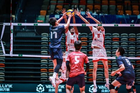 파키스탄에 덜미 한국 U18 남자배구대표팀, 7~8위전행 18일 인도와 만나